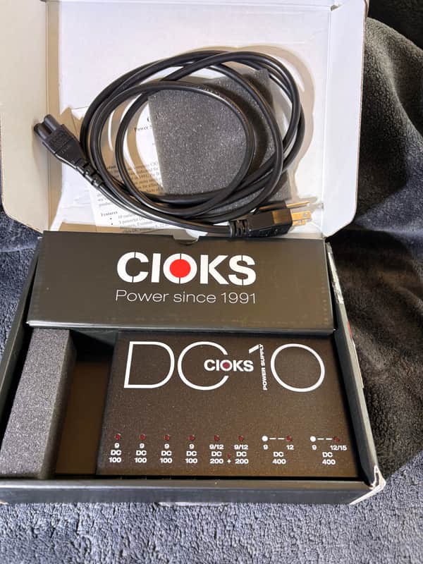 CIOKS DC10 100-400mA 10-Outlet 9-15v Power Supply