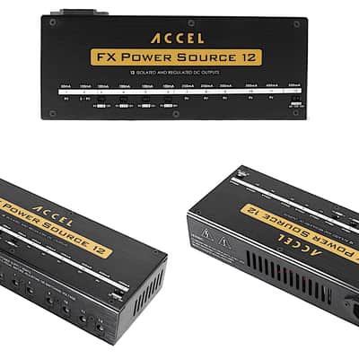 Accel FX Power Source 12 - Isolated Pedal Power Supply for Guitar & Bass Pedal Boards image 2