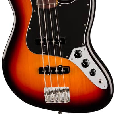 Fender American Professional Classic Jazz Electric Bass. Rosewood Fingerboard, 3-Color Sunburst image 3