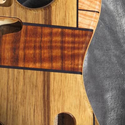 Babik Custom Telecaster Style body, Black Limba, handmade, Art Top image 4