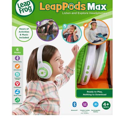 LeapFrog LeapPods Max | Immersive Wireless Over-Ear Headphones for Kids | Suitable for Boys & Girls 4, 5, 6, 7, 8 Years image 7