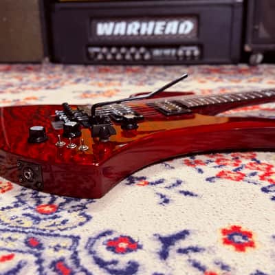 2015 B.C. Rich Mockingbird STC Slash - Made In Korea - Trans Red AAA Quilted Maple Top image 13