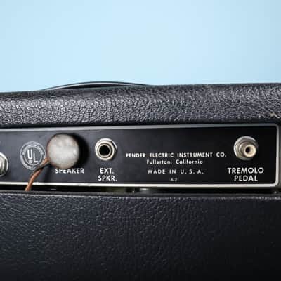 1964 Vintage Fender Princeton 6G2 Tuxedo Tube Combo Amp image 5