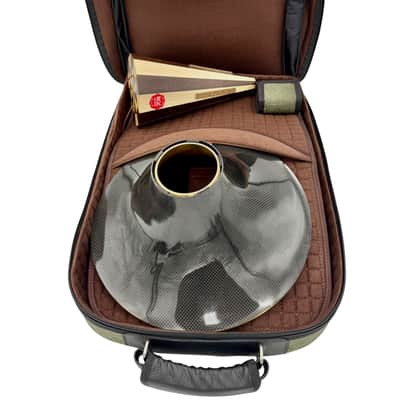 Marcus Bonna MB XL Backpack Bag - Detachable Bell French Horn Case Color:Black Material:Leather image 5