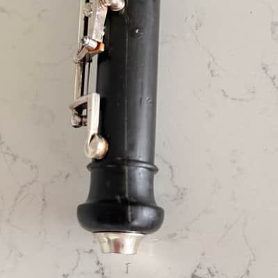 Kohlert & Co. Winnenden English Horn with original case. 1950s - Black stained grenadilla wood body and silver keys image 9