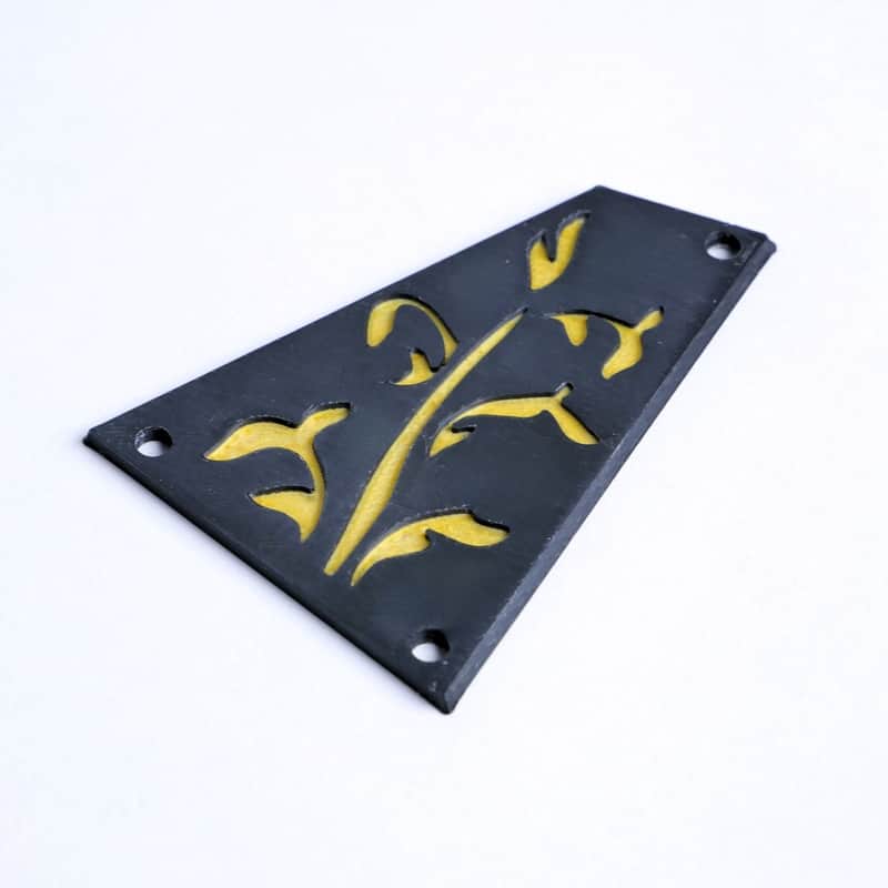 Custom Ibanez Truss Rod Cover (without string retainer) – Gold Tree of Life image 1