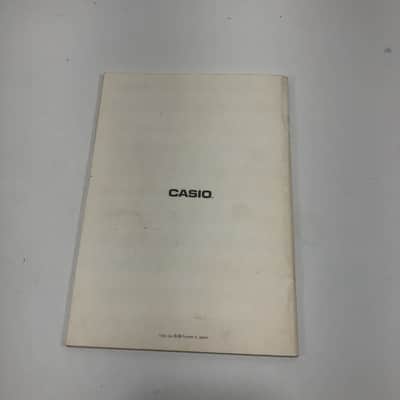 CASIO CZ101 OPERATION MANUAL user synthesizer book keyboard VINTAGE image 6