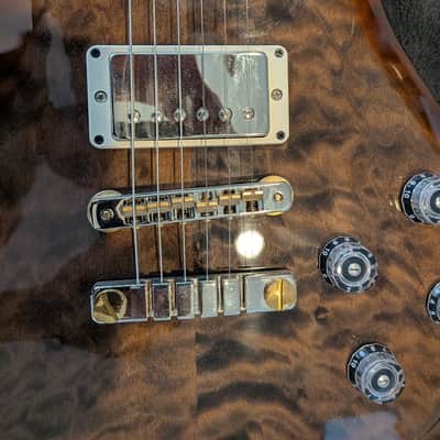 PRS S2 McCarty 594 Singlecut Quilted Maple 2022 - Faded Grey Black Cherry Burst image 4