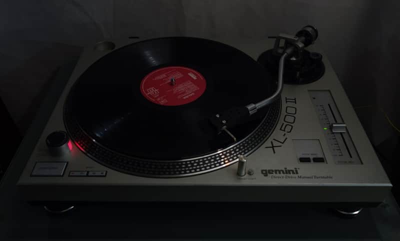 Vintage DJ Turntable GEMINI XL-500 II Direct Drive - Pitch +10% +