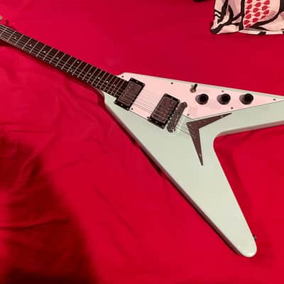 Gibson Flying V 1986 - Seafoam Green image 2