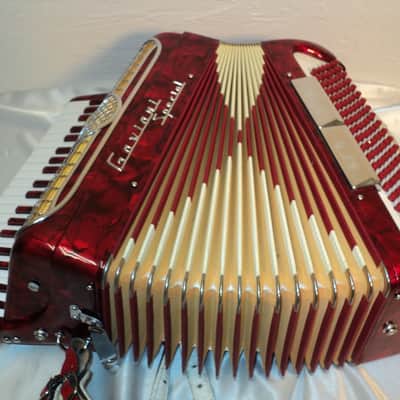 Vintage Borsini Bros. Gaviani Special Italian Accordion w/ Case image 10