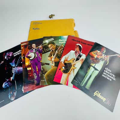 Gibson 5-Piece Brochure Pack — Original Dealer Literature 1975 image 1