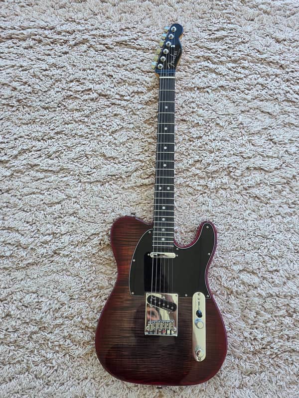 Fender American Ultra Telecaster Plus Top 2022 - Umbra Burst