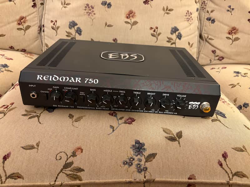 EBS Reidmar 750-Watt Bass Head 2010s - Black image 1