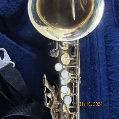 Conn-Star Alto saxophone with case and mouthpiece. Made in USA image 4