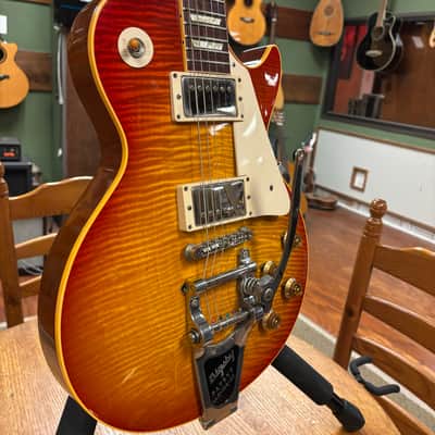 2004 Gibson Custom Shop Historic Collection '59 Les Paul Standard Flametop Reissue Heritage Cherry Sunburst R9 image 3