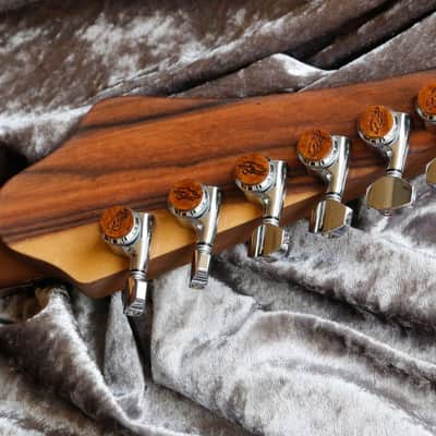 GB Liuteria Boutique guitar Ergal 6 string illuminated resin image 24