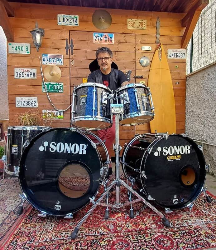 SONOR Hilite Black Diamond, 1990s. image 1