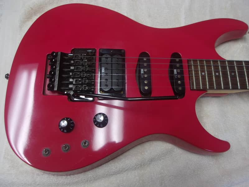 Excellent 1987 Ibanez 540P Roadstar Pro Japan Magenta Solidbody Electric w/ Case image 1
