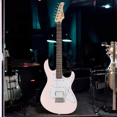 Cort G200PPK G Series 200 Double Cutaway Electric Guitar. Pastel Pink image 1