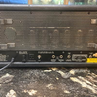 1970s Ampeg SVT Curved Line 300-Watt Bass Amplifier Head Black image 9