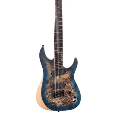 Schecter Reaper-7 Multiscale 7MS Electric Guitar Sky Burst image 2