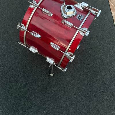Tama Superstar 22x14 Bass Drum Cherry Wine - 80's image 18