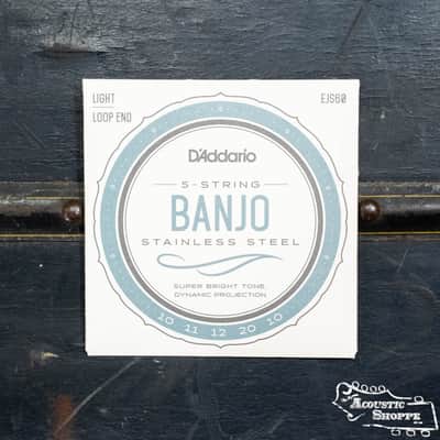 D'Addario EJS60 Stainless Steel 5 String Banjo Strings - Light 10-20 image 1