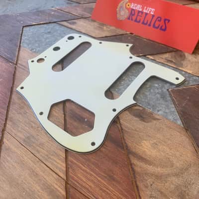 Real Life Relics Aged White Jaguar® Pickguard 3 PLY   [PGJ5] image 3