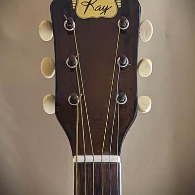 1947 Kay K-16 Banner (rare) Hand-rubbed Burst - X-Braced @@See Video@@ image 3