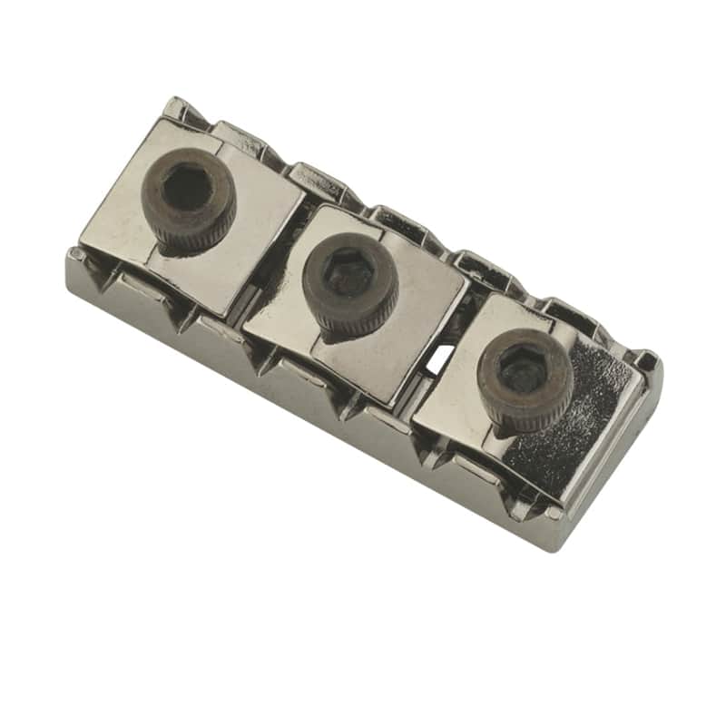 Authentic Floyd Rose Original Left Handed Locking Nut - Black Nickel / L3 image 1