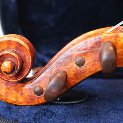 Early 1900's Antonius Stradivarius Copy Made in Germany 4/4 Violin Bild 12