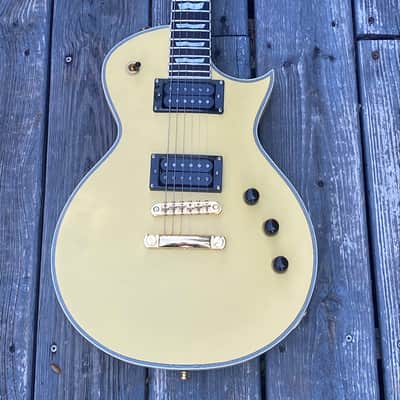 ESP LTD EC-1000T CTM – Vintage Gold Satin (2023) | Hardshell Case Included | FREE SHIPPING image 1