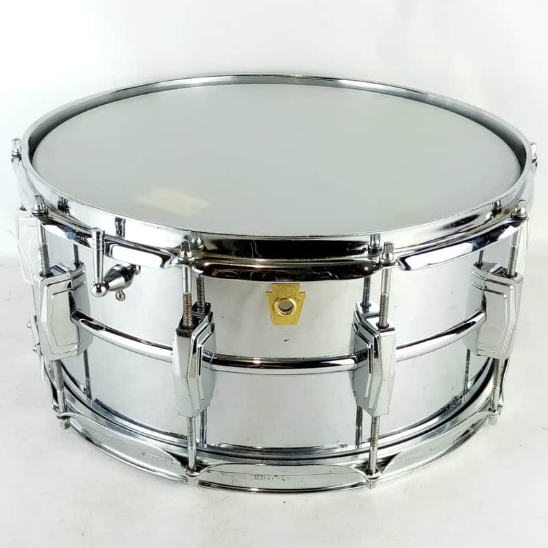 Ludwig 402 '66 Supraphonic 6.5x14"Snare Drum Keystone Badge Supra-Phonic #432805 image 1