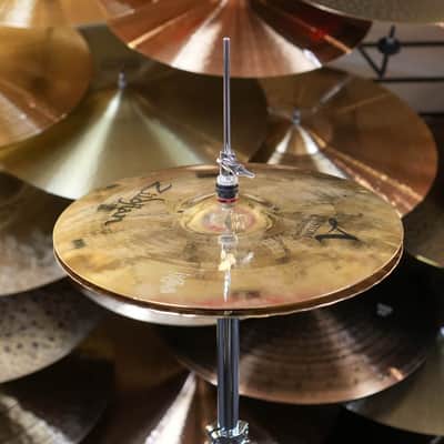 Zildjian 15" A Custom Mastersound Hi Hat Cymbal Set - Used image 2