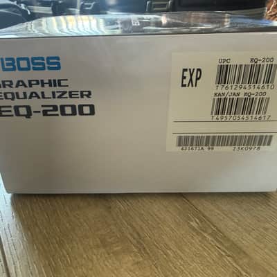 Boss EQ-200 Equalizer 2019 - Present - Black image 4
