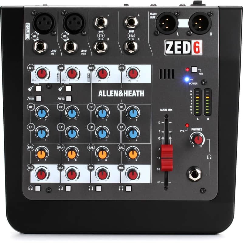 Allen & Heath ZED-6 4-channel Compact Mixer image 1