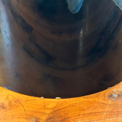 Vintage 1980s Tama Imperialstar 11 x 15 Drum Concert Tom OG Jet Black Wrap image 4
