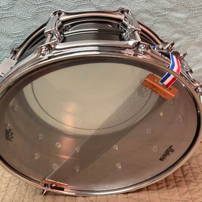 LUDWIG  🥁 Black beauty usa snare drum 6.5 x 14 upgraded head and wires image 7