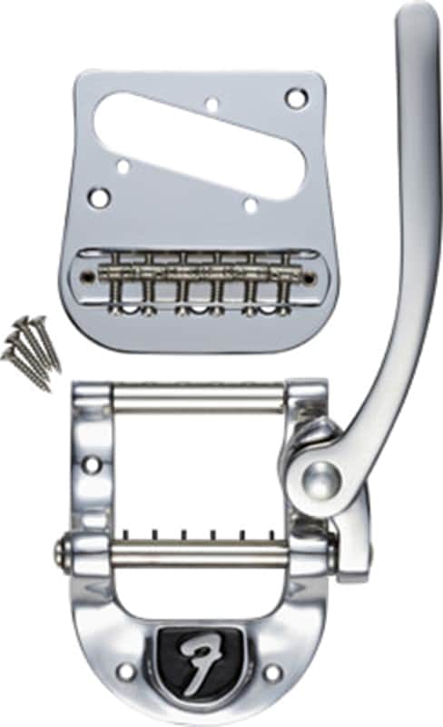 Bigsby Bigsby B5F Fender Telecaster Vibrato Kit with Fender "F" Stamp Polished Aluminum