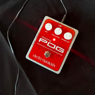 Electro-Harmonix Micro POG Polyphonic Octave Generator 2007 - Present - Red / Gray image 7
