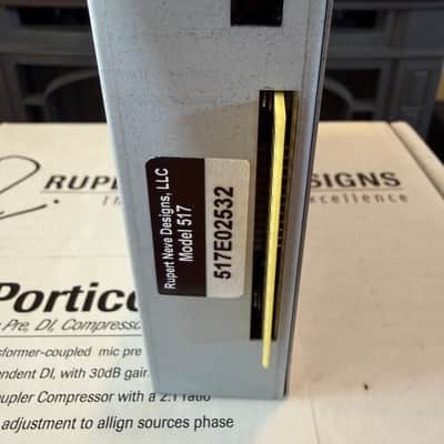 Rupert Neve Designs Portico 517 500 Series Mic Pre / Compressor Module 2011 - Present - White image 4