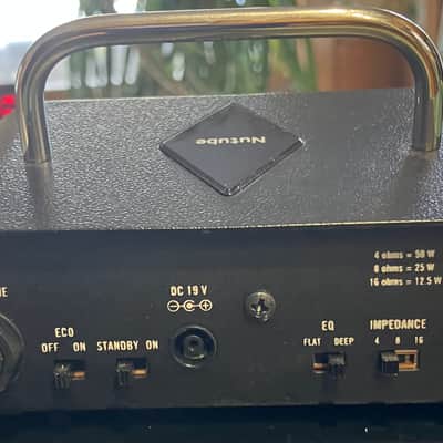 Vox MV50 Clean 50-Watt Guitar Amp Head 2017 - Present - Black / Silver/ 2 Vox speakers image 10