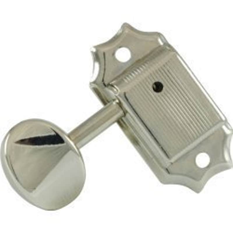 Gotoh Vintage Oval Knob Tuners Nickel (3 per side) image 1