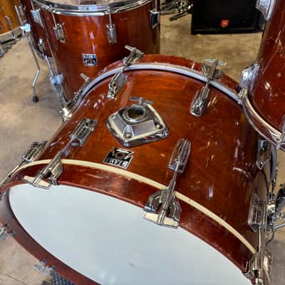 Tama 80’s Superstar Mahogany 24-14-16-18 Drum Set image 3