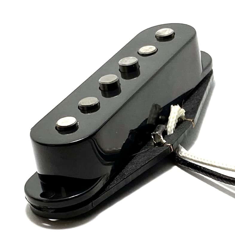Strat Pure Vintage Neck Position Dedicated Pickup, Early Strat Performance AlNiCo 5 Single Coil, Black Cover image 1