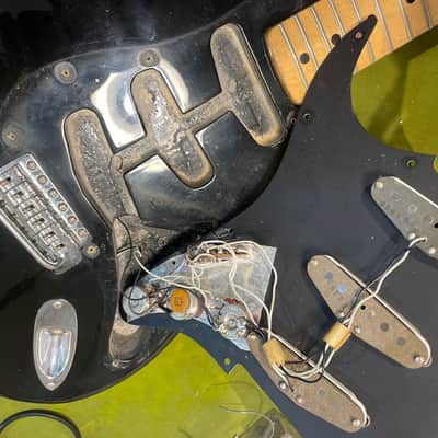 1976 Fender Stratocaster Black "Tuxedo" image 9
