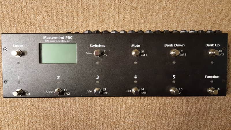 RJM Music Technology Mastermind PBC 10 Loop Switcher image 1