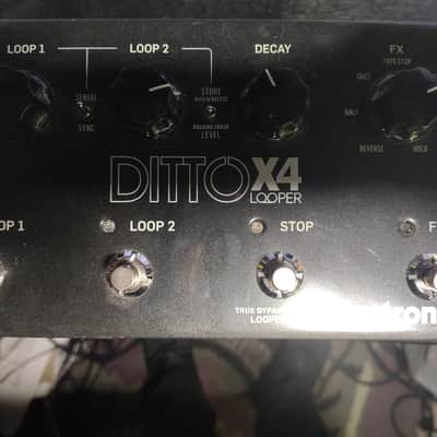TC Electronic Ditto X4 Looper 2016 - Present - Black image 1