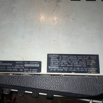 Ibanez DUE400 Multi Effects Unit - 1985 image 5